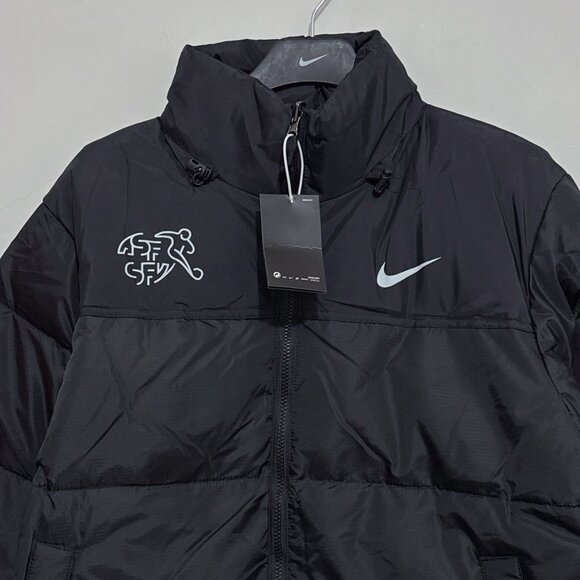 Nike  Black Shiny Down Jacket - Picture 3 of 8